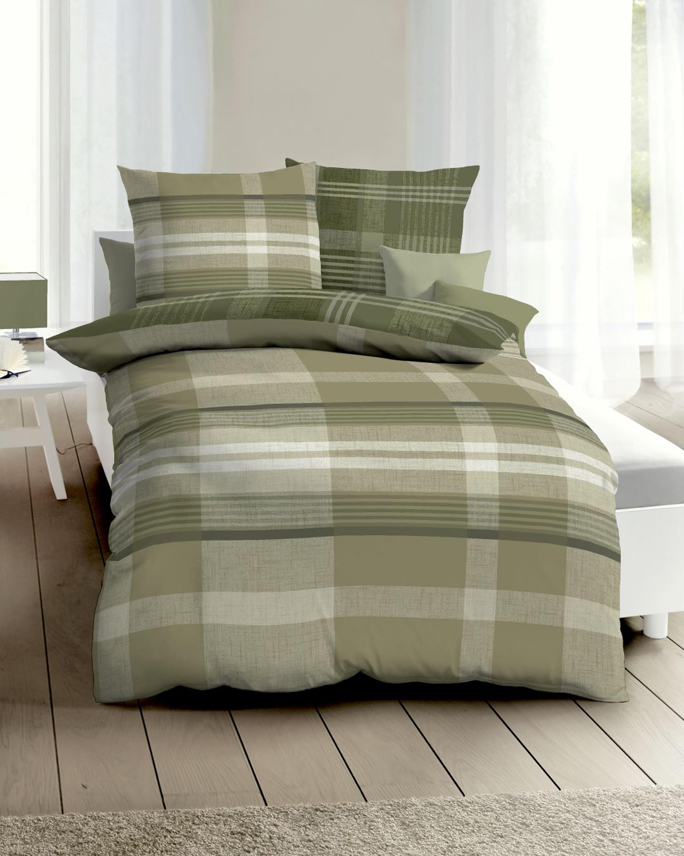 Biber Bettwäsche khaki