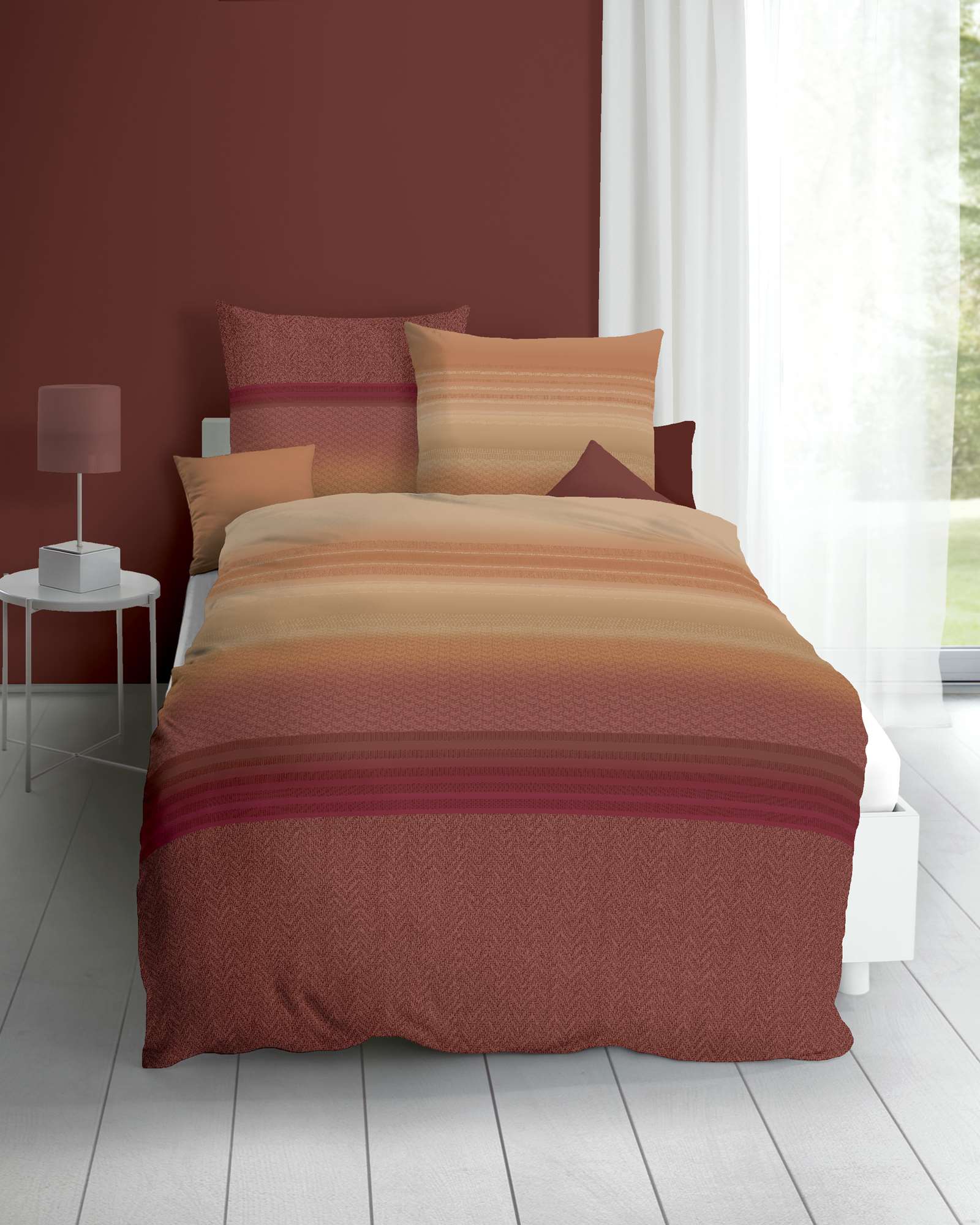 Biber-Bettwaesche-kaeppel-211-Division-87-kupfer Biber Bettwäsche kupfer