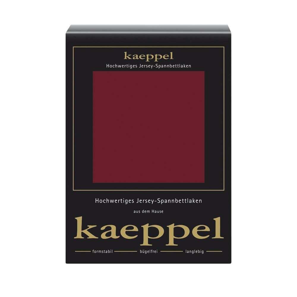 Spannbetttuch bordeaux rot
