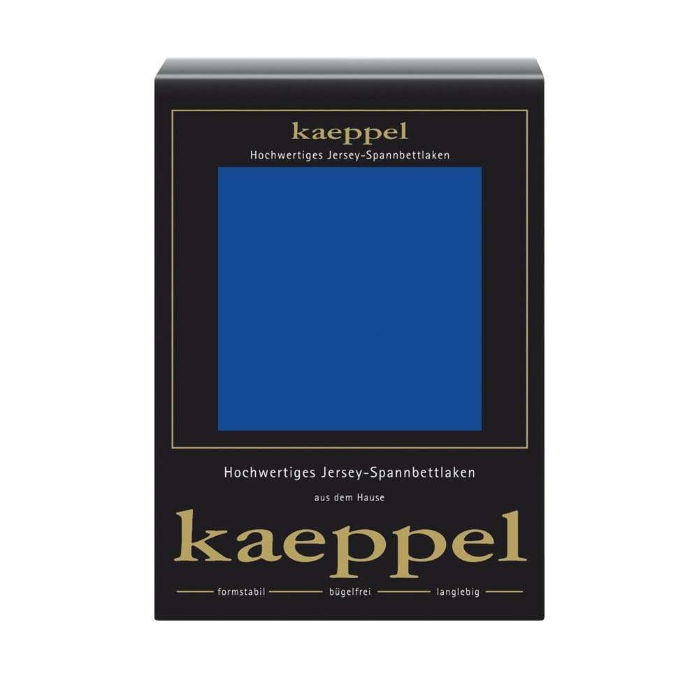 Jersey Spannbettlaken Spannbetttuch royal blau