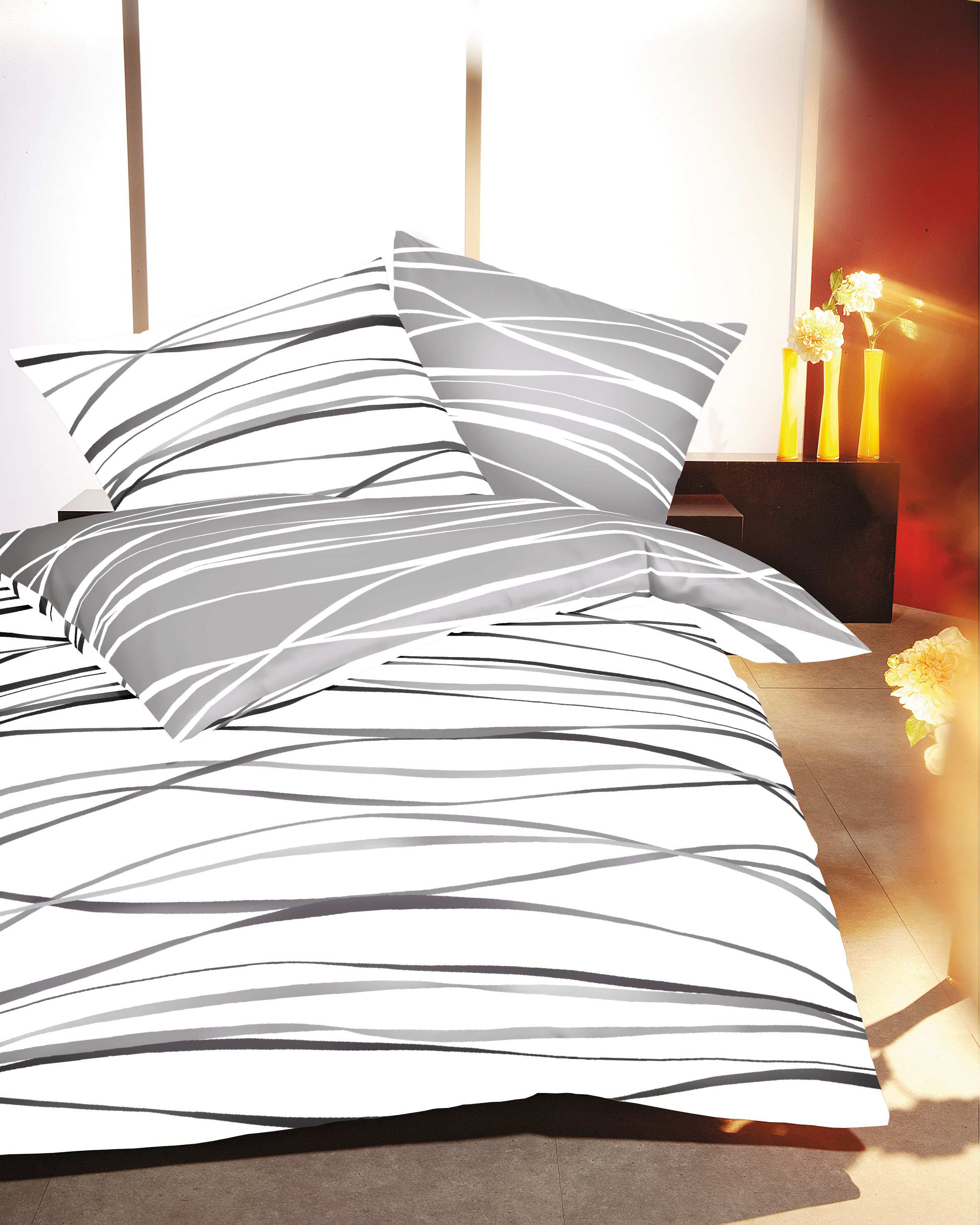 biber-bettwaesche-135x200-155x220-584-Motion-49-schiefer Biber Bettwäsche schiefer grau