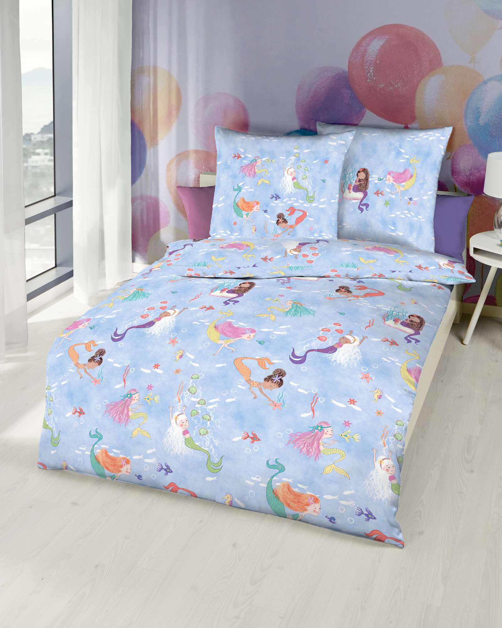Biber-Bettwaesche-kaeppel-381-Mermaids-08-bunt Biber-Bettwäsche bunt
