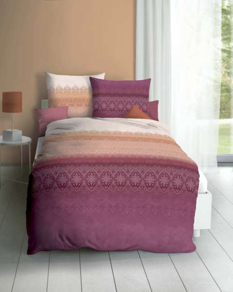 Mako Satin Bettwäsche pink Mako Satin Bettwäsche pink