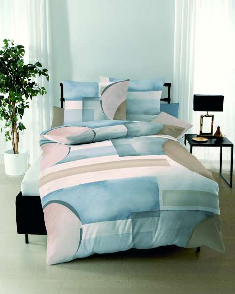 Mako Satin Bettwäsche nougat Mako Satin Bettwäsche nougat