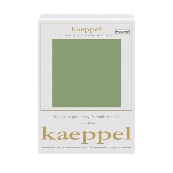 Spannbettlaken Jersey Elastan olive grün Spannbettlaken Jersey Elastan olive grün