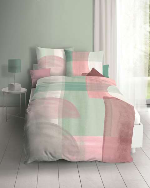 Mako Satin Bettwäsche jade Mako Satin Bettwäsche jade