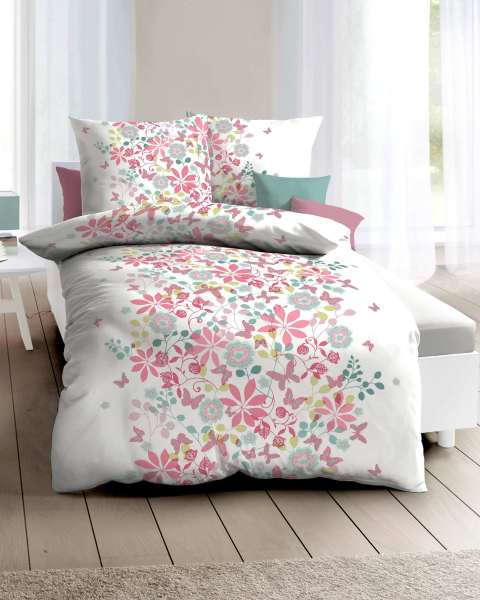 Poly Cotton Perkal Bettwäsche rosa Poly Cotton Perkal Bettwäsche rosa