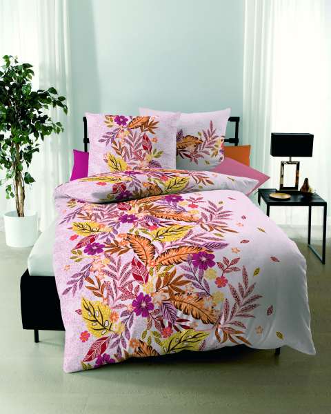 Mako Satin Bettwäsche pink Mako Satin Bettwäsche pink