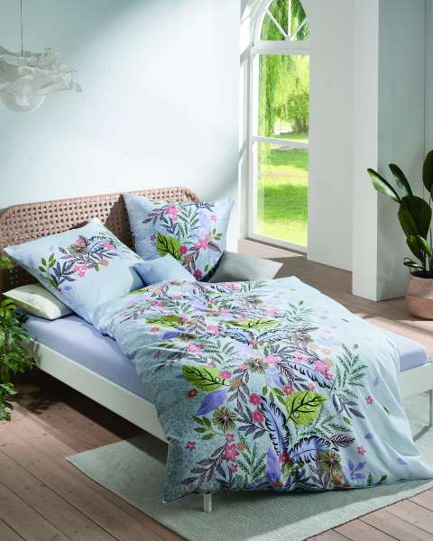 Mako Satin Bettwäsche lavendel Mako Satin Bettwäsche lavendel
