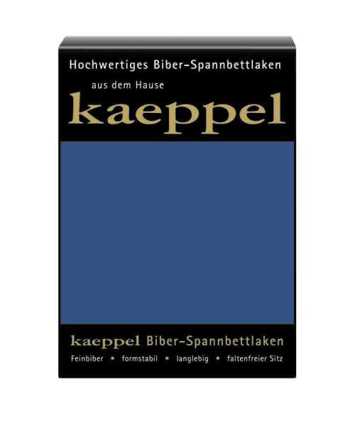 Biber Spannbetttuch marine Biber Spannbetttuch marine