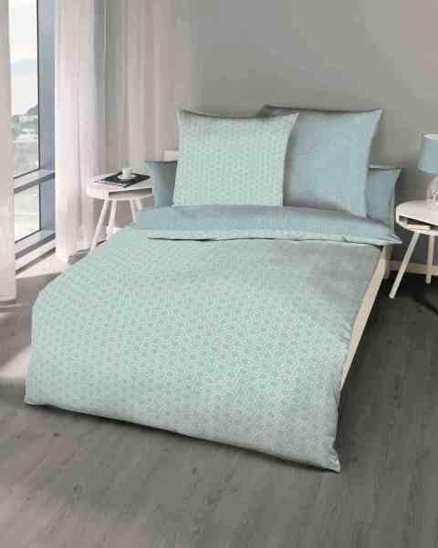 Mako-Satin Bettwäsche mint Mako-Satin Bettwäsche mint