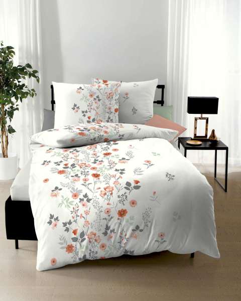 Poly Cotton Perkal Bettwäsche koralle Poly Cotton Perkal Bettwäsche koralle