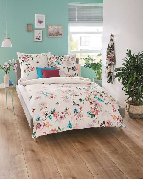 Mako Satin Bettwäsche bunt Mako Satin Bettwäsche bunt