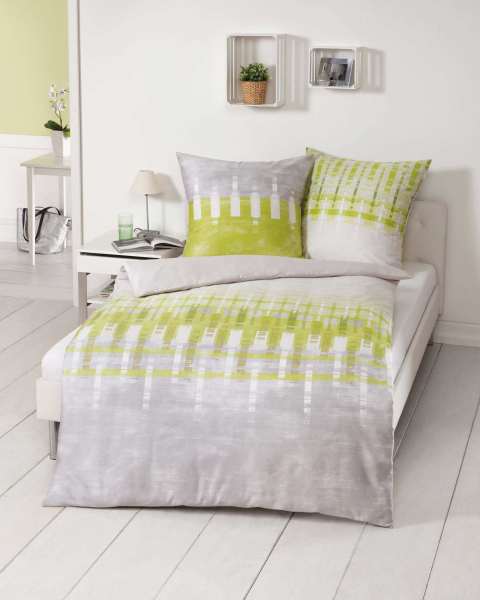 kaeppel mako satin bettwäsche farbton lind grün kaeppel mako satin bettwäsche farbton lind grün