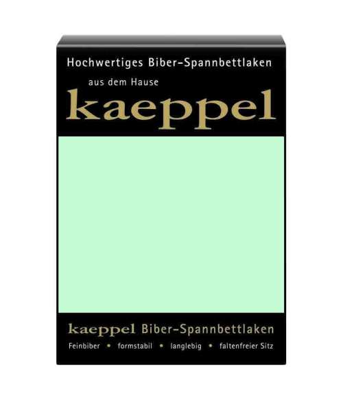 Biber Spannbetttuch mint Biber Spannbetttuch mint
