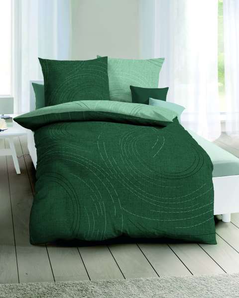Mako Satin Bettwäsche jade Mako Satin Bettwäsche jade
