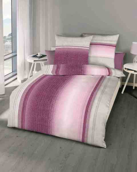 Mako Satin Bettwäsche pink Mako Satin Bettwäsche pink