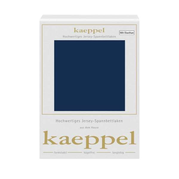 Spannbettlaken Jersey Elastan marine blau Spannbettlaken Jersey Elastan marine blau