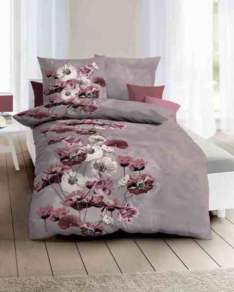 Mako Satin Bettwäsche rosenholz Mako Satin Bettwäsche rosenholz