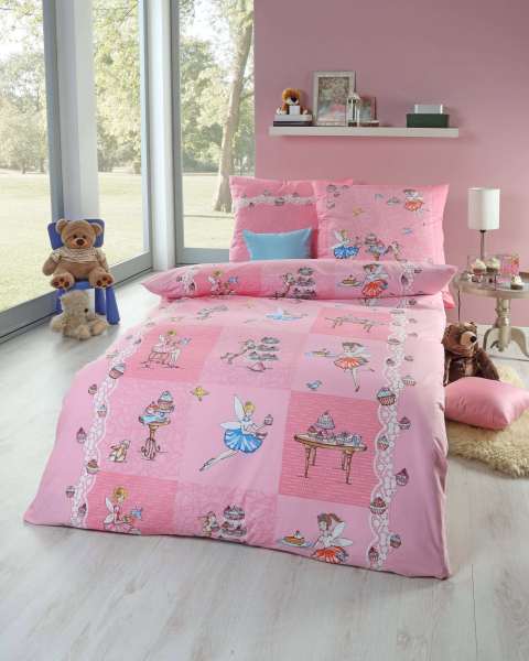 Kinder Biber Bettwäsche rosa Kinder Biber Bettwäsche rosa