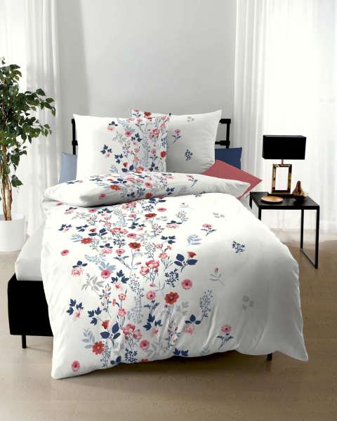 Poly Cotton Perkal Bettwäsche marine Poly Cotton Perkal Bettwäsche marine