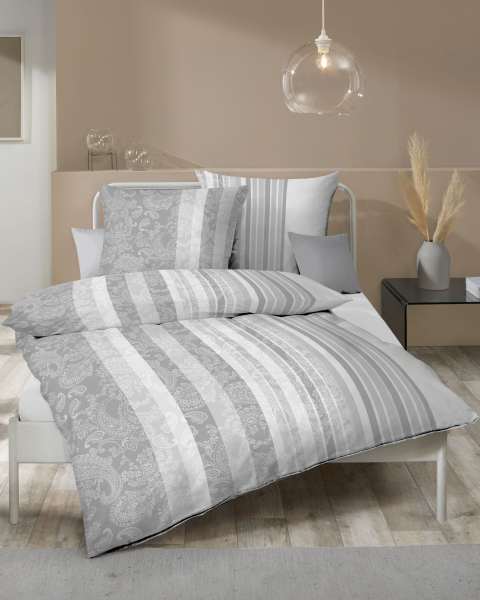 Jersey-Bettwäsche silber Jersey-Bettwäsche silber