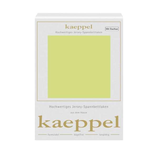 Spannbettlaken Jersey Mako Elastan apfel grün Spannbettlaken Jersey Mako Elastan apfel grün