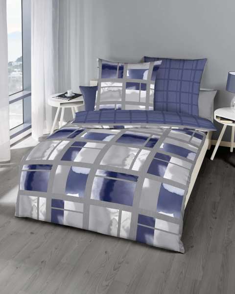 mako satin bettwäsche marine blau mako satin bettwäsche marine blau