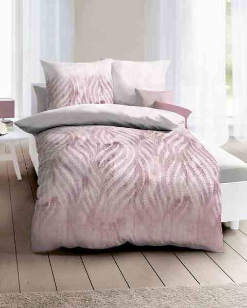 Mako-Satin Bettwäsche rosé Mako-Satin Bettwäsche rosé