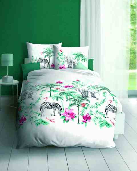 Mako Satin Bettwäsche jade Mako Satin Bettwäsche jade