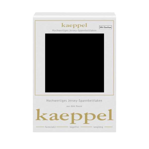 Spannbettlaken Jersey Elastan schwarz Spannbettlaken Jersey Elastan schwarz