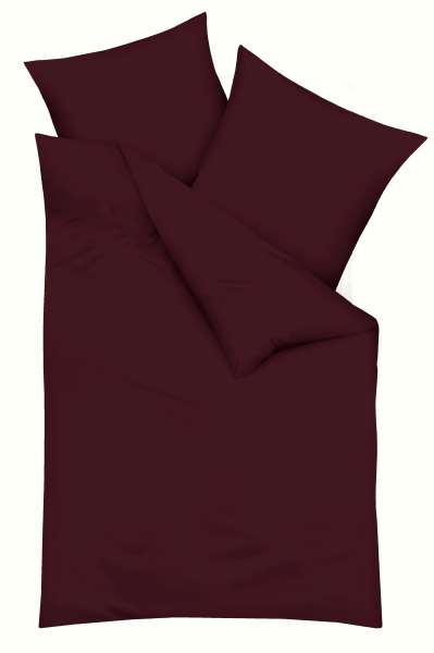 Biber Bettwäsche burgund Biber Bettwäsche burgund