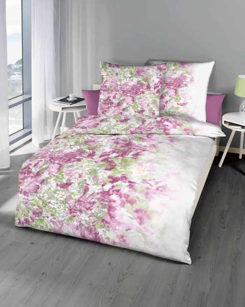 mako satin bettwäsche bunte Farben pink mako satin bettwäsche bunte Farben pink