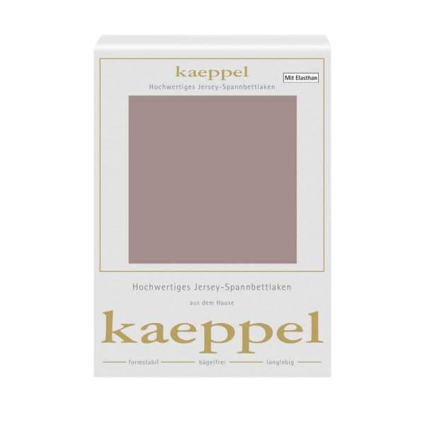 Spannbettlaken Jersey Elastan macchiato braun Spannbettlaken Jersey Elastan macchiato braun