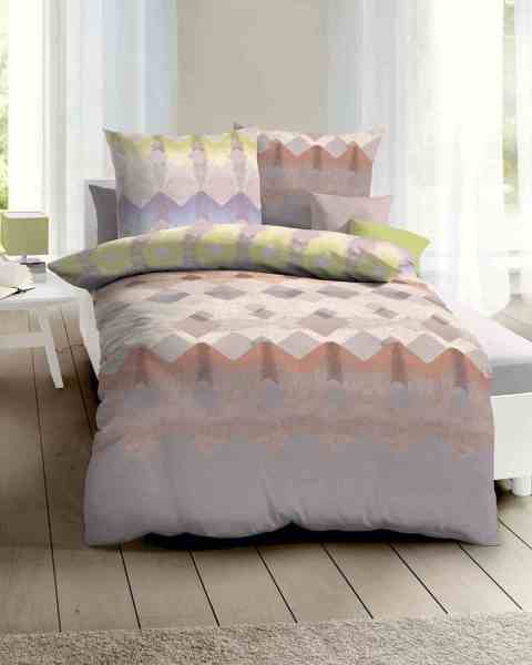 Mako-Satin Bettwäsche mauve Mako-Satin Bettwäsche mauve