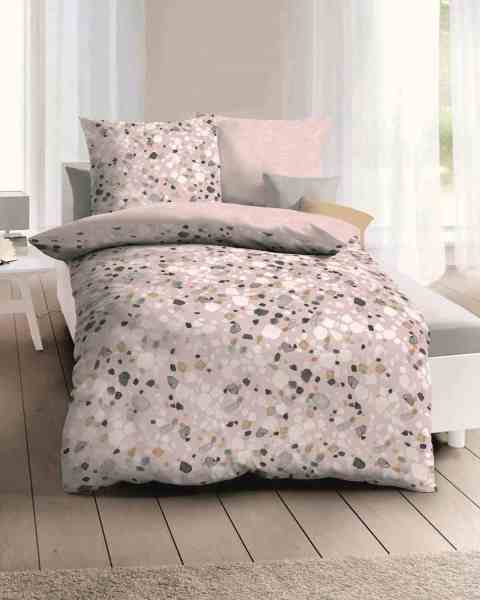 Mako Satin Bettwäsche rosé Mako Satin Bettwäsche rosé