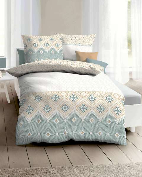 Poly Cotton Perkal Bettwäsche jade Poly Cotton Perkal Bettwäsche jade
