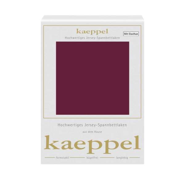 Spannbettlaken Jersey Elastan burgund Spannbettlaken Jersey Elastan burgund