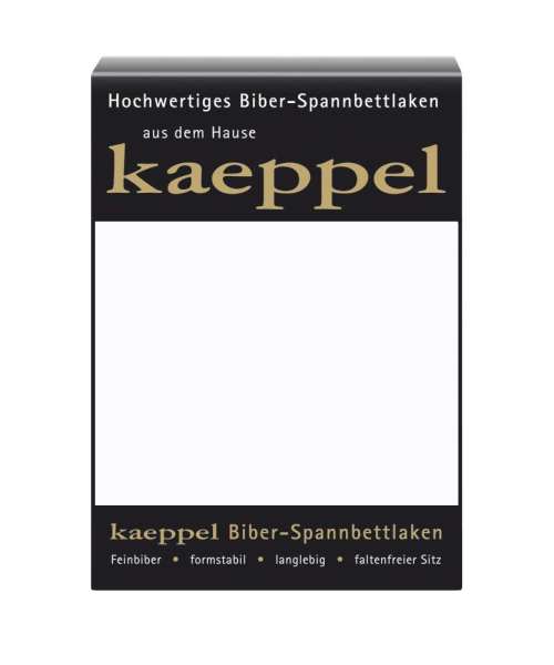 Biber Spannbetttuch kaeppel weiss Biber Spannbetttuch kaeppel weiss