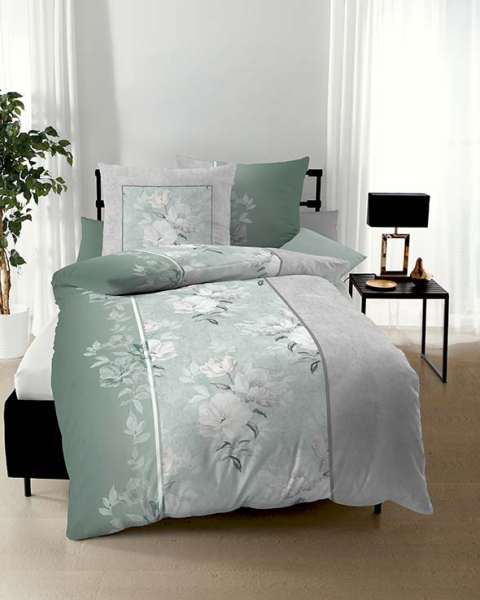 Biber Bettwäsche jade Biber Bettwäsche jade