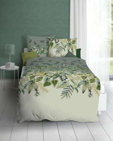 Mako Satin Bettwäsche jade Mako Satin Bettwäsche jade