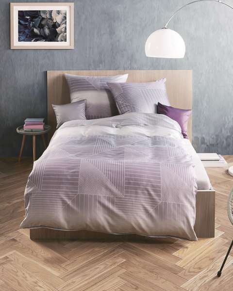 Mako Satin Bettwäsche lavendel Mako Satin Bettwäsche lavendel