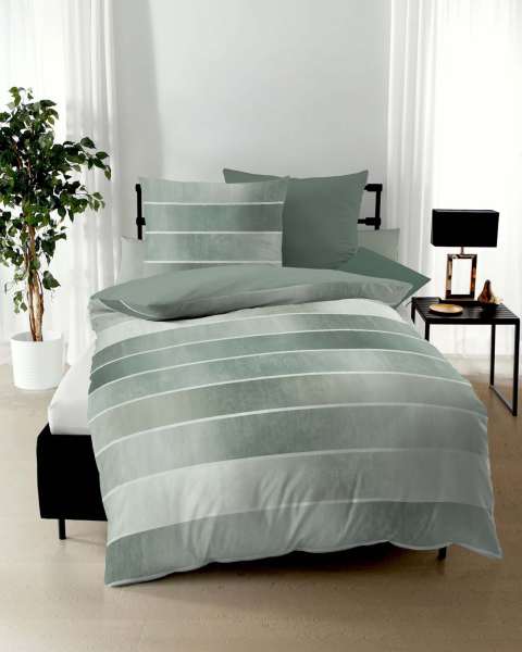 Mako Satin Bettwäsche jade Mako Satin Bettwäsche jade