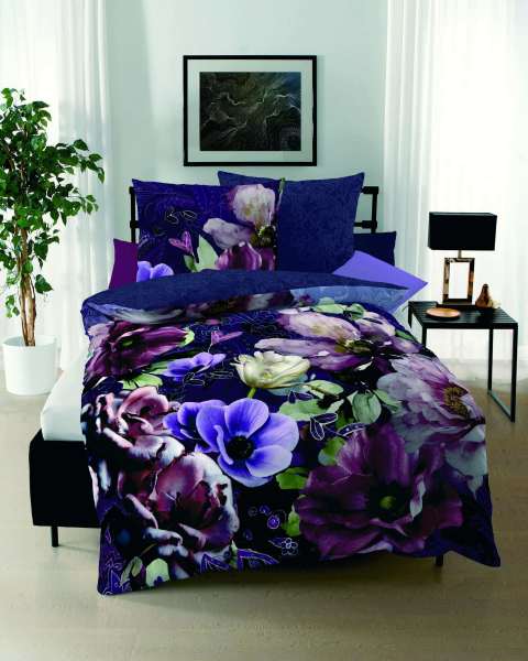 Mako Satin Bettwäsche lila Mako Satin Bettwäsche lila