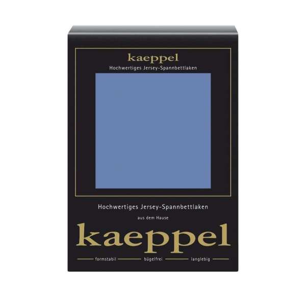 Jersey Spannbettlaken Spannbetttuch stahlblau Jersey Spannbettlaken Spannbetttuch stahlblau