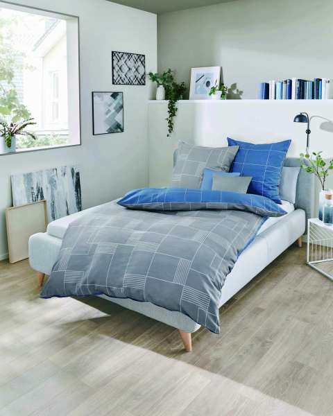 Mako Satin Bettwäsche taube Mako Satin Bettwäsche taube