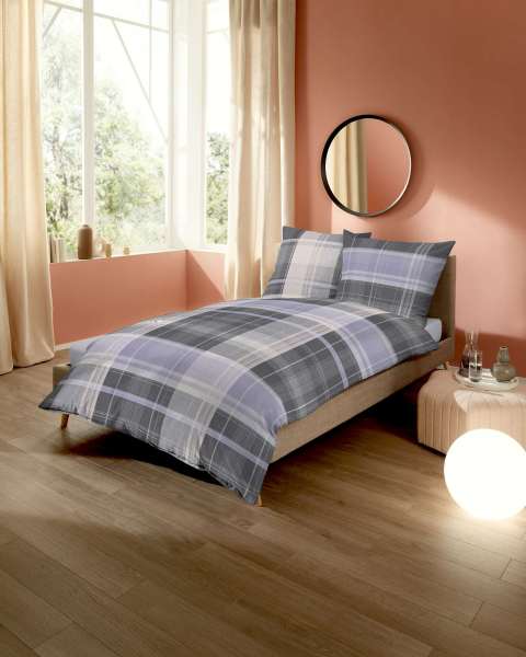 Mako Satin Bettwäsche schwarz Mako Satin Bettwäsche schwarz