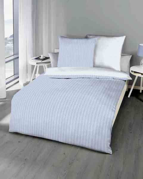 Poly-Cotton-Perkal Bettwäsche hellblau Poly-Cotton-Perkal Bettwäsche hellblau