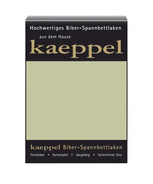 Biber Spannbetttuch Farbe lind grün Biber Spannbetttuch Farbe lind grün