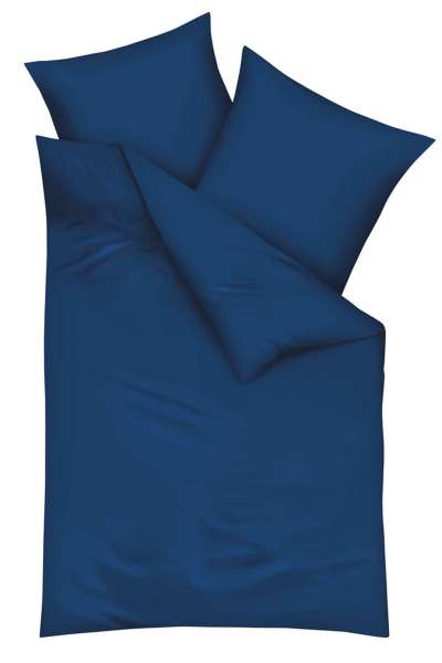 mako satin bettwäsche uni marine blau mako satin bettwäsche uni marine blau